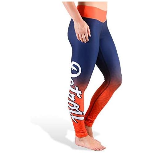 FOCO KLEW MLB Boston Red Sox Gradient Big Logo Print Leggings