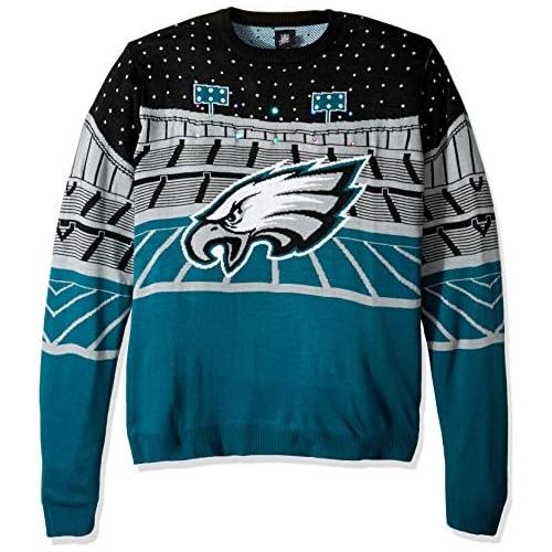  FOCO NFL Philadelphia Eagles BLUETOOTH Ugly Sweater, XX-Large