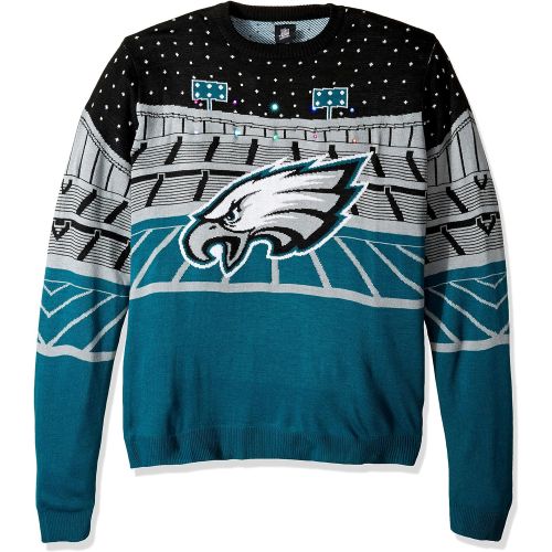  FOCO NFL Philadelphia Eagles BLUETOOTH Ugly Sweater, XX-Large