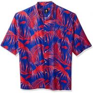 FOCO NFL Mens Floral Tropical Button Up Shirt