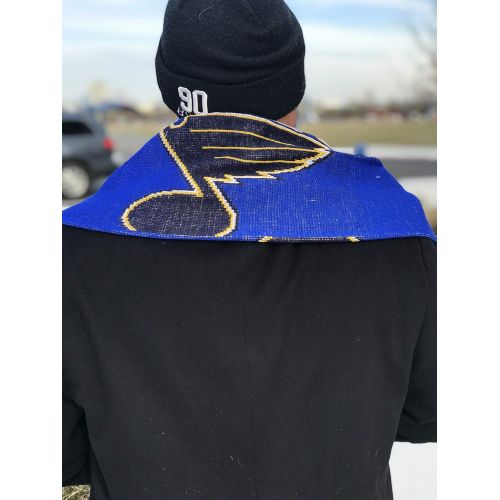  FOCO Big Logo Scarf  Limited Edition Neck Scarf  Represent The NHL and Show Your Team Spirit with Officially Licensed Hockey Fan Gear