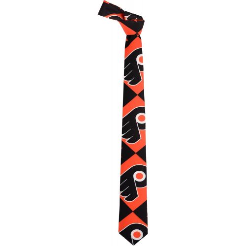  FOCO Philadelphia Flyers Patches Ugly Printed Tie - Mens