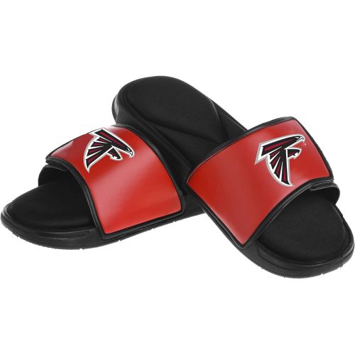  FOCO NFL mens Deluxe Foam Sport Shower Slide Flip Flop Sandals