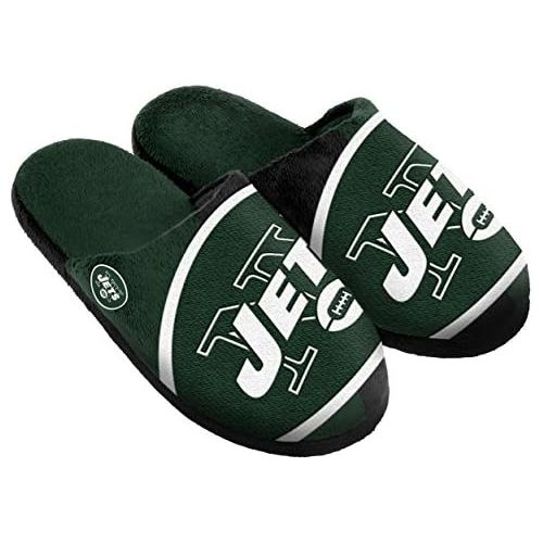  FOCO New York Jets Split Color Slide Slipper Medium