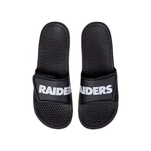  FOCO NFL Oakland Raiders Unisex Big Logo Slide-Big Logo Slde