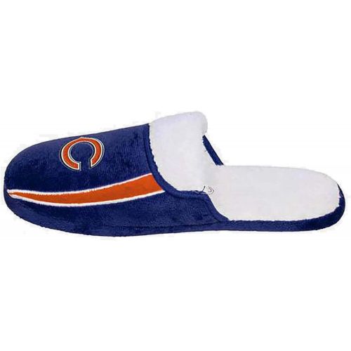  FOCO NFL Mens Team Logo Sherpa Slippers