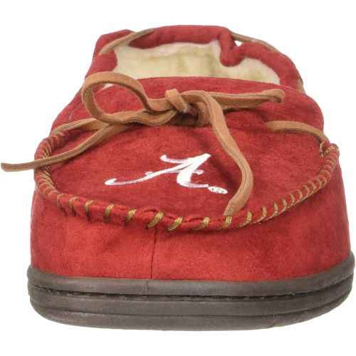  FOCO NCAA Mens Team Color Big Logo Moccasin Slippers