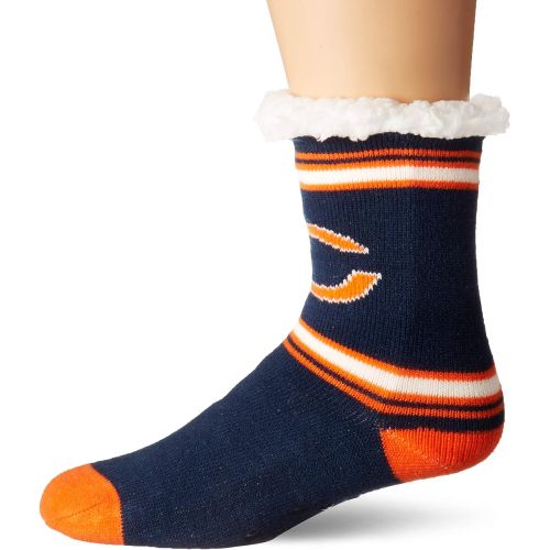  FOCO NFL Unisex Stripe Logo Tall Footy Slipper