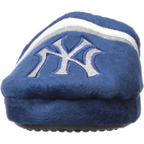  FOCO MLB Unisex Glitter Stripe Slide Slipper