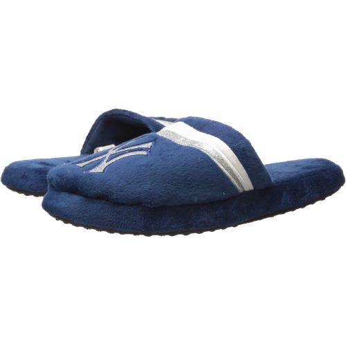  FOCO MLB Unisex Glitter Stripe Slide Slipper