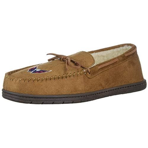  FOCO NHL Mens College Team Logo Moccasin Slippers Shoes