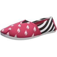 FOCO NFL Womens Canvas Stripe Slip On Shoes