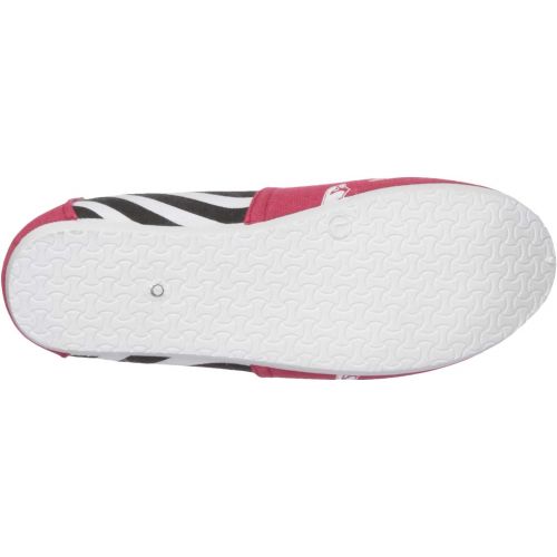  FOCO NFL Womens Canvas Stripe Slip On Shoes