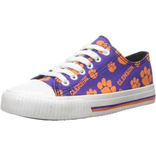  FOCO NCAA Womens Low Top Repeat Print Canvas Shoes