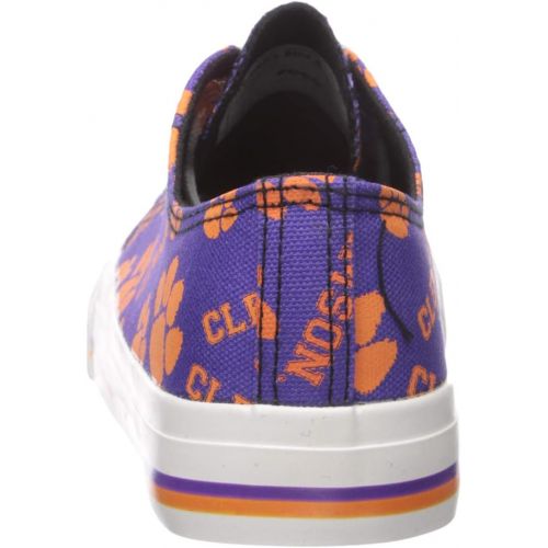  FOCO NCAA Womens Low Top Repeat Print Canvas Shoes