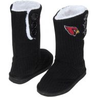 FOCO NFL Womens Knit High End Black Button Boots