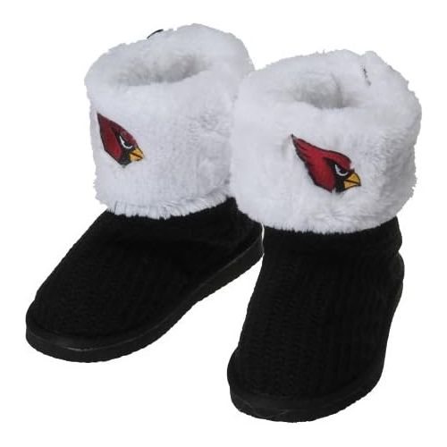  FOCO NFL Womens Knit High End Black Button Boots