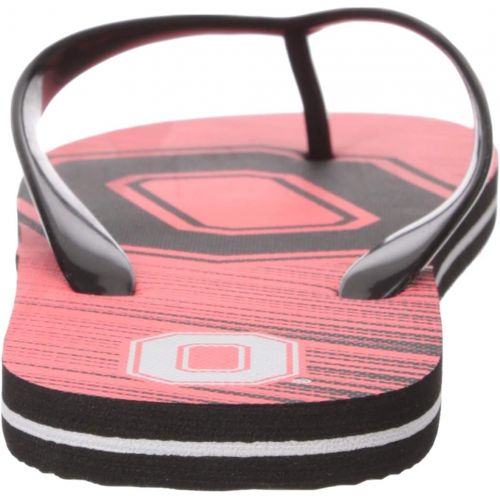  FOCO NCAA Ohio State Buckeyes Unisex Diagonal Stripe Fade FLIP FLOPOHIO State Unisex Diagonal Stripe Fade FLIP Flop - Large, Team Color, L