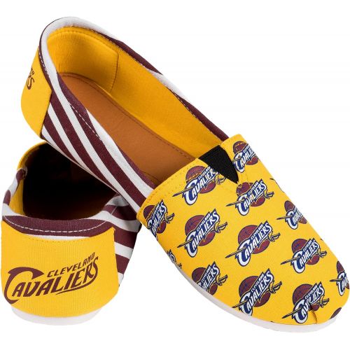  Forever Collectibles NBA Womens NBA Canvas Stripe Shoe - Womens
