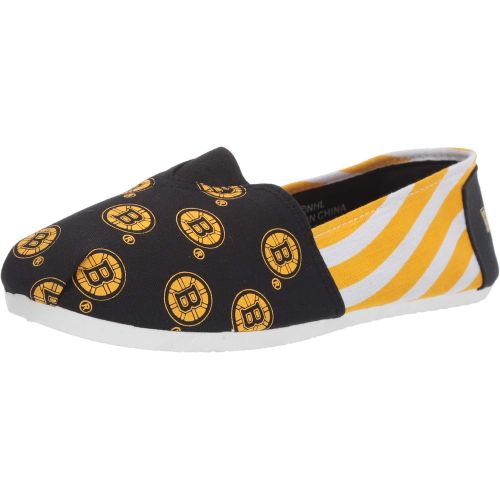  Forever Collectibles NHL Womens NHL Canvas Stripe Shoe - Womens