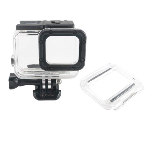  FOCOQI Side Open Skeleton Gehause Schutzhuelle fuer GoPro Hero 5, Hero 6, Hero 2018, Hero 7 Black Action Camera