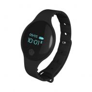 FOHKJMML H8 Bluetooth Smart Bracelet Band Sports Fitness Wristband Silicone Pedometer Step Calories Count Sleep Monitor Health Fitness Tracker Kids Smart Watch, Black (Color : -, S