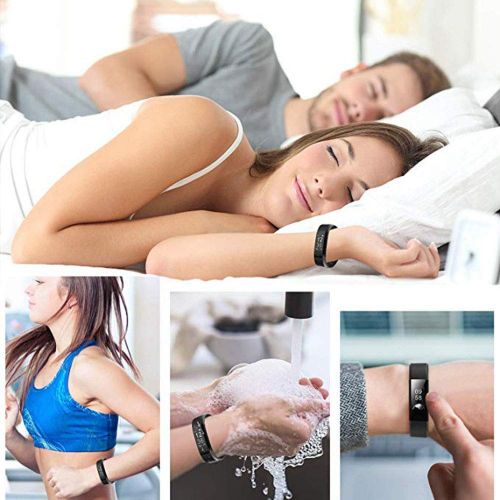  FOHKJMML Fitness Tracker Activity Tracker Sports Watch Smart Bracelet Pedometer Fitness with Heart Rate Monitor/GPS/Step Counter/Sleep Monitor Smart Wristband for Women and Childre