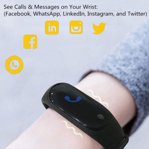  FOHKJMML Fitness Tracker Watch, Pedometer Watch Activity Tracker Smart Wristband with Heart Rate/Sleep Monitor Healthy Tracker (Color : -, Size : -)
