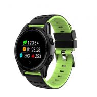 FOHKJMML Fitness Tracker, Blood Pressure Heart Rate Monitor, Waterproof Activity Tracker, Sleep Monitoring, GPS Smart Bracelet with Android and iOS (Color : Green, Size : -)