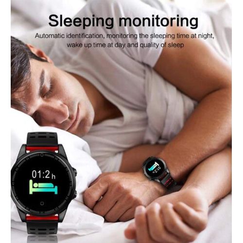  FOHKJMML Fitness Tracker, Blood Pressure Heart Rate Monitor, Waterproof Activity Tracker, Sleep Monitoring, GPS Smart Bracelet with Android and iOS (Color : Green, Size : -)