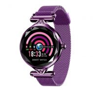 FOHKJMML Presentation H1 Womens Blood Pressure Sport Sports Smart Bracelet Watch Pedometer Women New Fitness Tracker (Color : Purple, Size : -)
