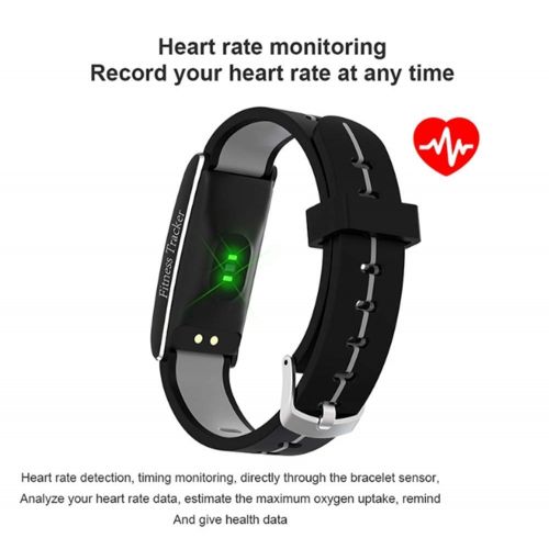  FOHKJMML Fitness Tracker IP68 Waterproof Heart Rate Blood Pressure Sedentary Smart Wristband Smart Watch (Color : -, Size : -)