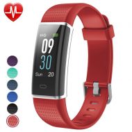 FOHKJMML Fitness Tracker, Fitness Watch Activity Tracker with Heart Rate Monitor Watch, IP68 Waterproof Sleep Monitor Step Counter 14 Sport Modes, Pedometer for Women Men (Color Sc
