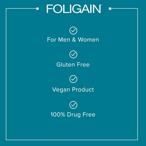  Foligain FOLIGAIN Stimulating Supplement For Thinning Hair, 120 Count
