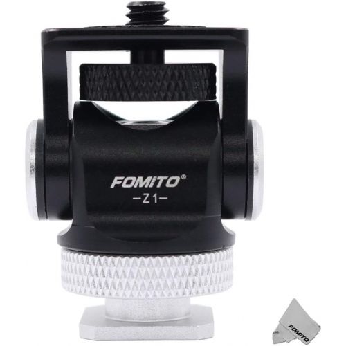  Fomito Z1 Camera Monitor Holder Mount Arm Hot Shoe Adapter for Camera Field Monitor, Smartphone, GoPro, LED Video Light, Microphone