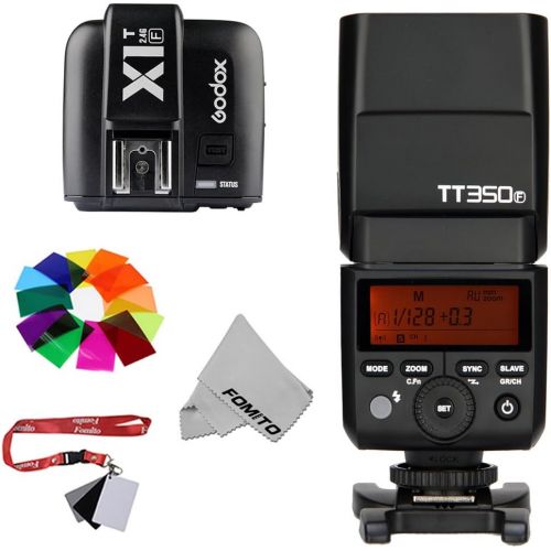  Fomito Godox TT350F TTL 2.4G HSS 18000s Flash Light Speedlite with X1T-F 2.4G Wireless Trigger for Fujifilm X-Pro2 X-T20 X-T2 X-T1 X-Pro1 X-T10 X-E1 X-A3 X100F X100T Cameras