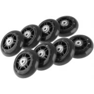 FONLAM Inline Skate Wheels Beginners Premium Roller Blades Replacement Wheel with Bearings Rollerblade Wheels Skate Wheel Set for Rollerblade, Set of 8