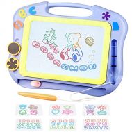 [아마존베스트]FONLLAM Magnetic Kids Drawing Board - Magna Drawing Doodle - Drawing Board for Toddlers Girls, Boys, Erasable Sketch Pad for Writing Painting