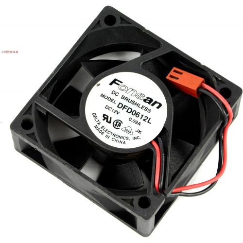  FONSAN Fonsan DFD0612L 12V 0.09A 6cm 60mm x 20mm 2Wire Server Cooling Fan