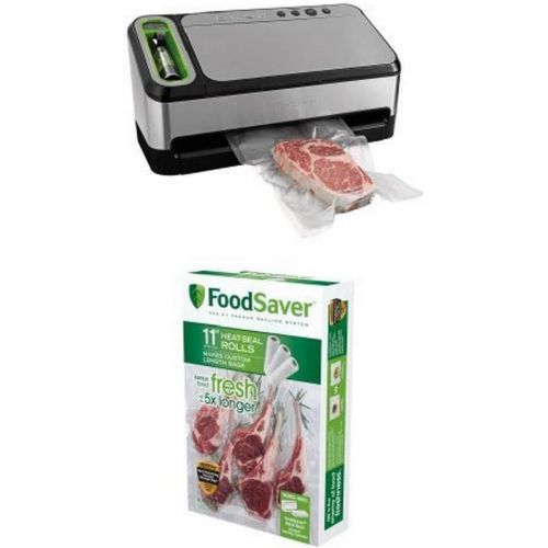  FoodSaver 4840 2-in-1 Vacuum Sealing System and 11 Roll Bundle