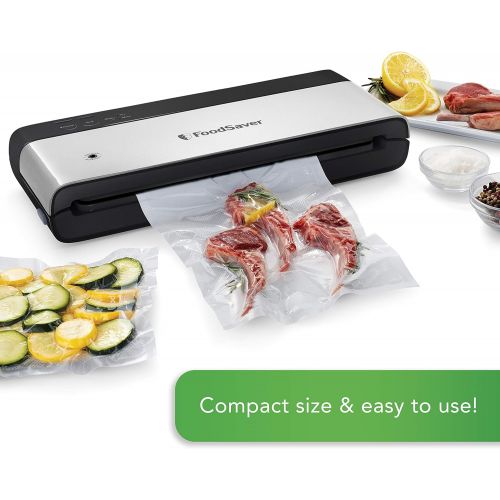  [아마존베스트]FoodSaver VS0150 Sealer PowerVac Compact Vacuum Sealing Machine, Vertical Storage, Black