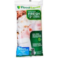 [아마존베스트]FoodSaver 1-Quart BPA-Free Multilayer Construction Vacuum Zipper Bags, 18 Count