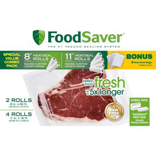  FoodSaver Roll Combo Pack