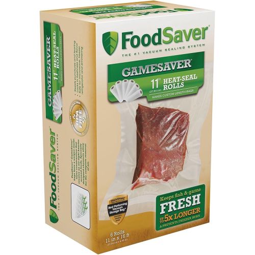  FoodSaver GameSaver 11 x 16 Vacuum Seal Roll with BPA-Free Multilayer Construction