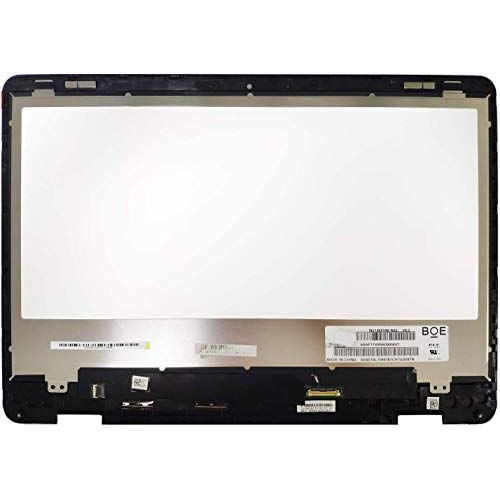  New Replacement for ASUS ZenBook Flip 14 UX461 UX461U UX461UA UX461UN LCD Screen Display + Touch Digitizer + Bezel Frame Assembly FHD 1920X1080