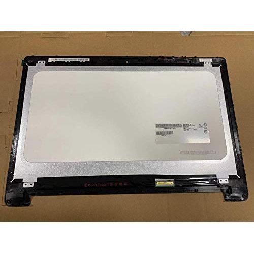  15.6 1366x768 Touch Glass Panel Digitizer Panel LCD Display Screen Assembly + Bezel Frame for Asus TP550L UH51T 40 PIN