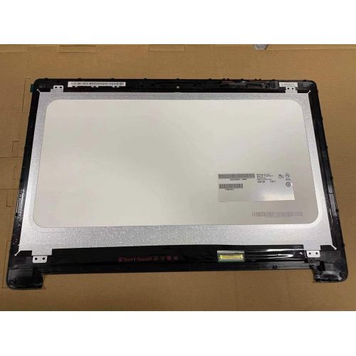  15.6 1366x768 Touch Glass Panel Digitizer Panel LCD Display Screen Assembly + Bezel Frame for Asus TP550L UH51T 40 PIN