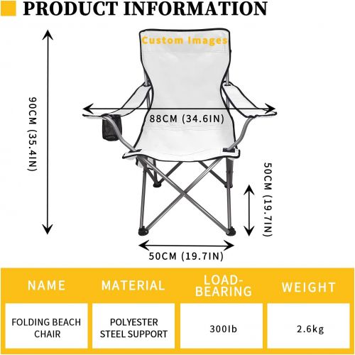  for U DESIGNS Brown Leopard Print Camp Chairs for Adults Lightweight Outdoor Camping Chair,Breathable Wear Resistant Camping Chairs Oversized Portable Outdoor Chair with Cup Holder