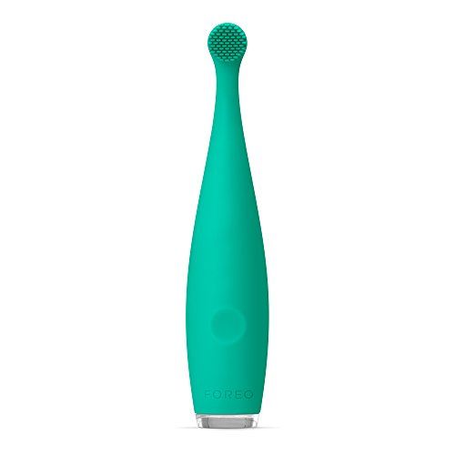  FOREO ISSA mikro Rechargeable Baby Electric Toothbrush with Soft Silicone Bristles, Kiwi