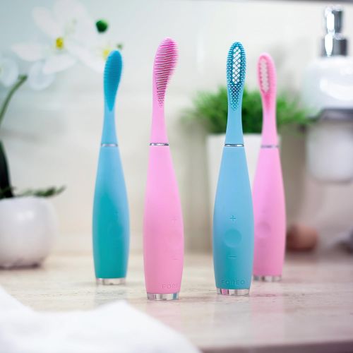  FOREO Issa 2 Rechargeable Electric Toothbrush Sensitive Set With Silicone and Pbt Polymer Bristles